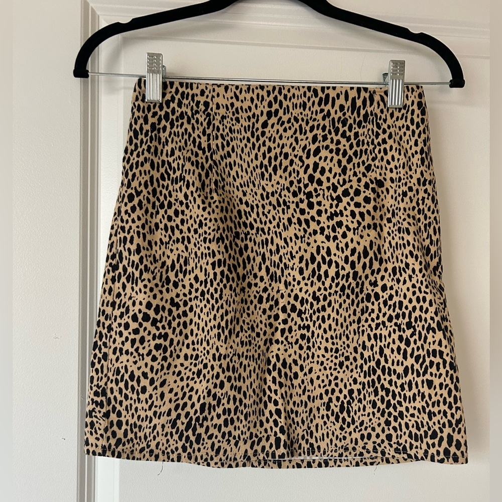 Brandy Melville Leopard Skirt